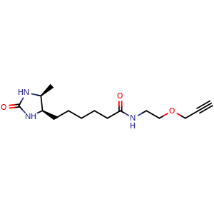 Chemical structure of Desthiobiotin-PEG1-Alkyne , AChemBlock AD286634