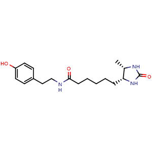 Chemical structure of Desthiobiotin-phenol , CAS 2242902-55-0, AChemBlock AD286644