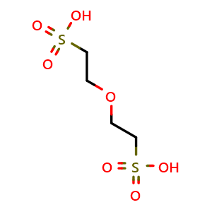 Chemical structure of Bis-PEG1-sulfonicacid , CAS 130138-93-1, AChemBlock AD286661