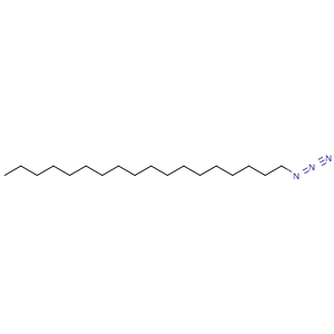 Chemical structure of 1-Azidooctadecane , CAS 121955-20-2, AChemBlock AD286668