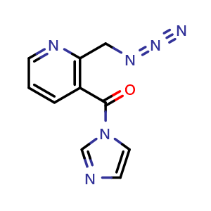 Chemical structure of NAI-N3 , CAS 1612756-29-2, AChemBlock AD286677