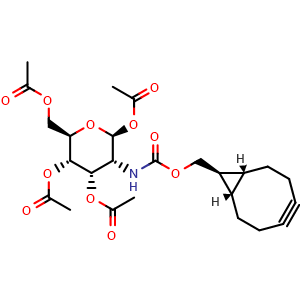 Chemical structure of BCN-Ac4Man , AChemBlock AD286712