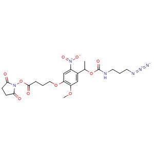Chemical structure of PC-azide-NHS ester , AChemBlock AD286729