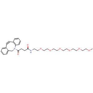 Chemical structure of m-PEG6-DBCO , AChemBlock AD286749