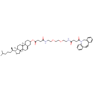 Chemical structure of CLS-PEG2-DBCO , AChemBlock AD286760