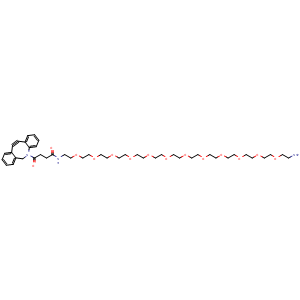 Chemical structure of DBCO-PEG12-amine , AChemBlock AD286768