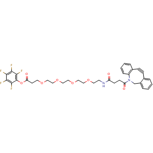 Chemical structure of DBCO-PEG4-PFP ester , AChemBlock AD286783