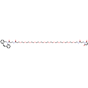 Chemical structure of DBCO-PEG12-Maleimide , CAS 2962826-52-2, AChemBlock AD286794