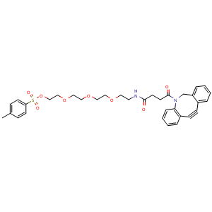 Chemical structure of DBCO-PEG3-OTs , AChemBlock AD286804