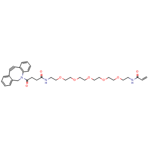 Chemical structure of DBCO-PEG5-acrylate , AChemBlock AD286807