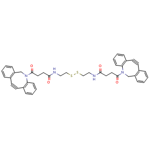 Chemical structure of DBCO-SS-DBCO , AChemBlock AD286814