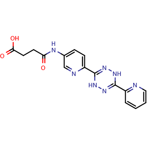 Chemical structure of Py-dihydroTz-Py-amide-propionic acid , CAS 1907651-34-6, AChemBlock AD286836
