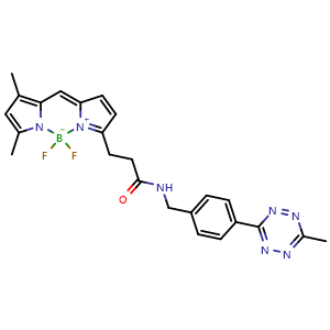 Chemical structure of BDP FL methyltetrazine , CAS 2042193-77-9, AChemBlock AD286839