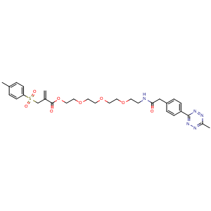 Chemical structure of IC-Methyltetrazine , CAS 2934658-26-9, AChemBlock AD286857