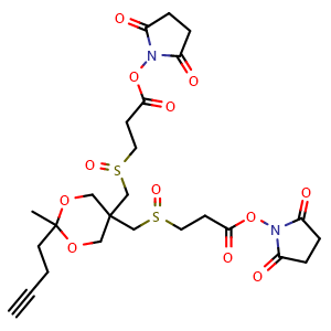 Chemical structure of Alkyne-A-DSBSO crosslinker , CAS 1704097-05-1, AChemBlock AD286945