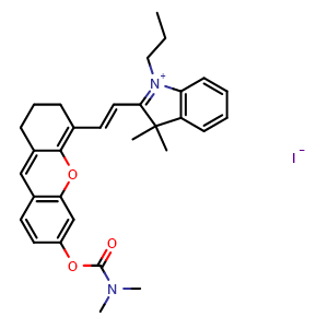 Chemical structure of CyOH-COO-DMA (iodine) , AChemBlock AD286977