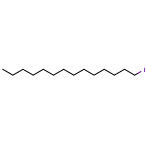 Chemical structure of 1-Iodotetradecane , CAS 19218-94-1, AChemBlock AD286979