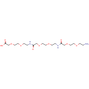 Chemical structure of H-Aeea-aeea-aeea , CAS 2773558-06-6, AChemBlock AD286981