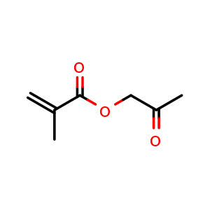 Chemical structure of 2-Oxopropyl methacrylate , CAS 44901-95-3, AChemBlock AD286995