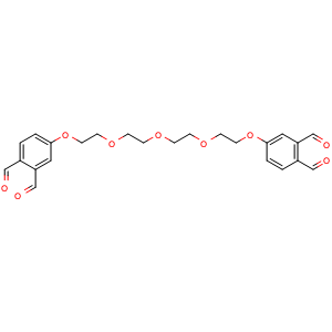 Chemical structure of OPA-PEG5-OPA , AChemBlock AD287007