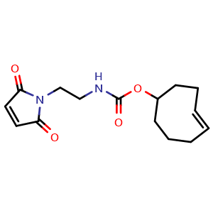 Chemical structure of TCO-Mal , AChemBlock AD287022