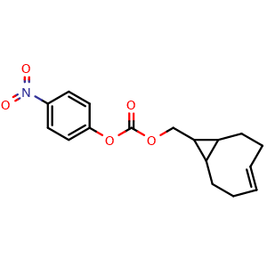 Chemical structure of (4E)-TCO-CycP-O-PNB ester , CAS 1312010-03-9, AChemBlock AD287024