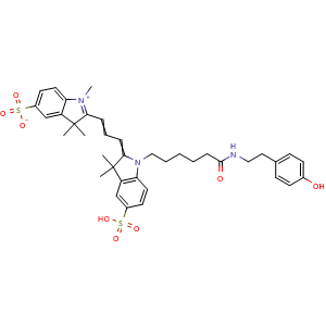 Chemical structure of DiSulfo-Cy3 Tyramide , AChemBlock AD287117