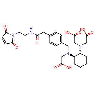 Chemical structure of (+ -) H3RESCA-Mal , AChemBlock AD287135