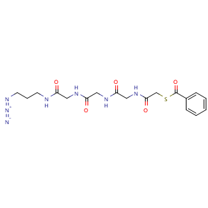 Chemical structure of S-Bz-MAG3-azide , AChemBlock AD287154