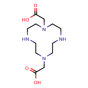 Chemical structure of DO-(CH2COOH)2 , CAS 112193-75-6, AChemBlock AD287188
