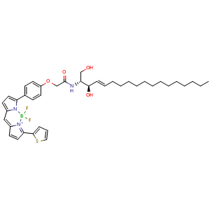 Chemical structure of Golgi-tracker red , AChemBlock AD287197