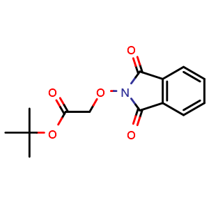 Chemical structure of NHPI-CH2COOtBu , CAS 54224-25-8, AChemBlock AD287305