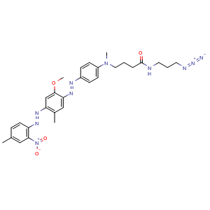 Chemical structure of BHQ-1 azide , AChemBlock AD287307