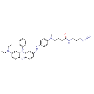 Chemical structure of BHQ-3 azide , AChemBlock AD287312