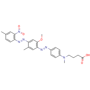Chemical structure of BHQ-1 acid , CAS 1190431-95-8, AChemBlock AD287314