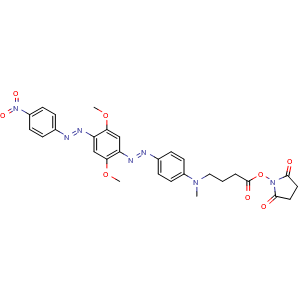 Chemical structure of BHQ-2 NHS , CAS 916753-62-3, AChemBlock AD287320
