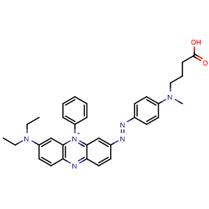 Chemical structure of BHQ-3 acid , CAS 1338332-66-3, AChemBlock AD287322
