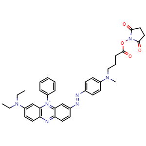 Chemical structure of BHQ-3 NHS , CAS 871240-94-7, AChemBlock AD287323