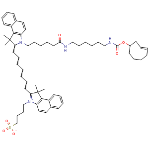 Chemical structure of ICG-TCO , AChemBlock AD287349