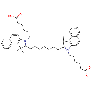 Chemical structure of ICG-(COOH)2 , CAS 473440-87-8, AChemBlock AD287350