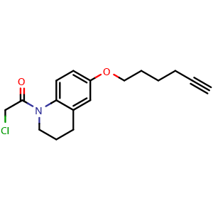 Chemical structure of KB02yne , CAS 2376152-06-4, AChemBlock AD287361