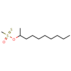 Chemical structure of Decyl methanethiosulfonate , CAS 190852-38-1, AChemBlock AD287369