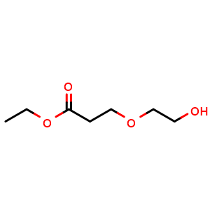 Chemical structure of Hydroxy-PEG2-ethyl ester , CAS 89795-15-3, AChemBlock AD287406