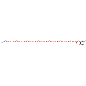 Chemical structure of Azido-PEG12-TFP ester , CAS 2735663-71-3, AChemBlock AD287418