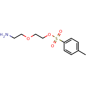 Chemical structure of Tos-PEG2-NH2 , CAS 1246286-33-8, AChemBlock AD287441