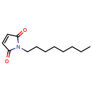 Chemical structure of Octyl maleimide , CAS 4080-76-6, AChemBlock AD287452