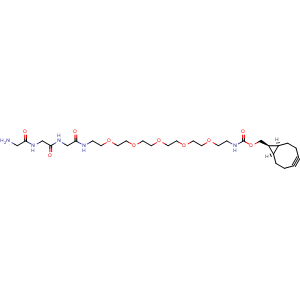 Chemical structure of GGG-PEG5-BCN , AChemBlock AD287593
