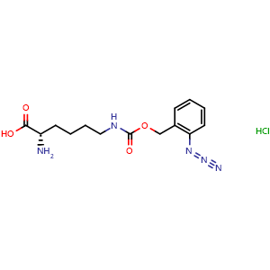 Chemical structure of AzZLys , CAS 1984862-48-7, AChemBlock AD287598