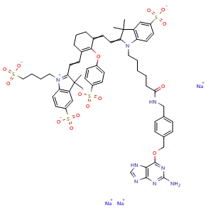 Chemical structure of BG-IRDye 800 , AChemBlock AD287613