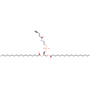 Chemical structure of DSPE-alkyne , CAS 1392437-61-4, AChemBlock AD287616